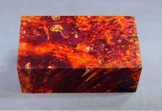 Stabilized Maple Burl Wood Mod Block